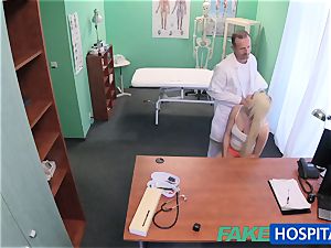 FakeHospital doctor helps ash-blonde get a humid cootchie
