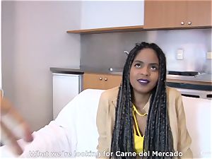 CARNE DEL MERCADO - black Latina Ana Ebano screwed deep